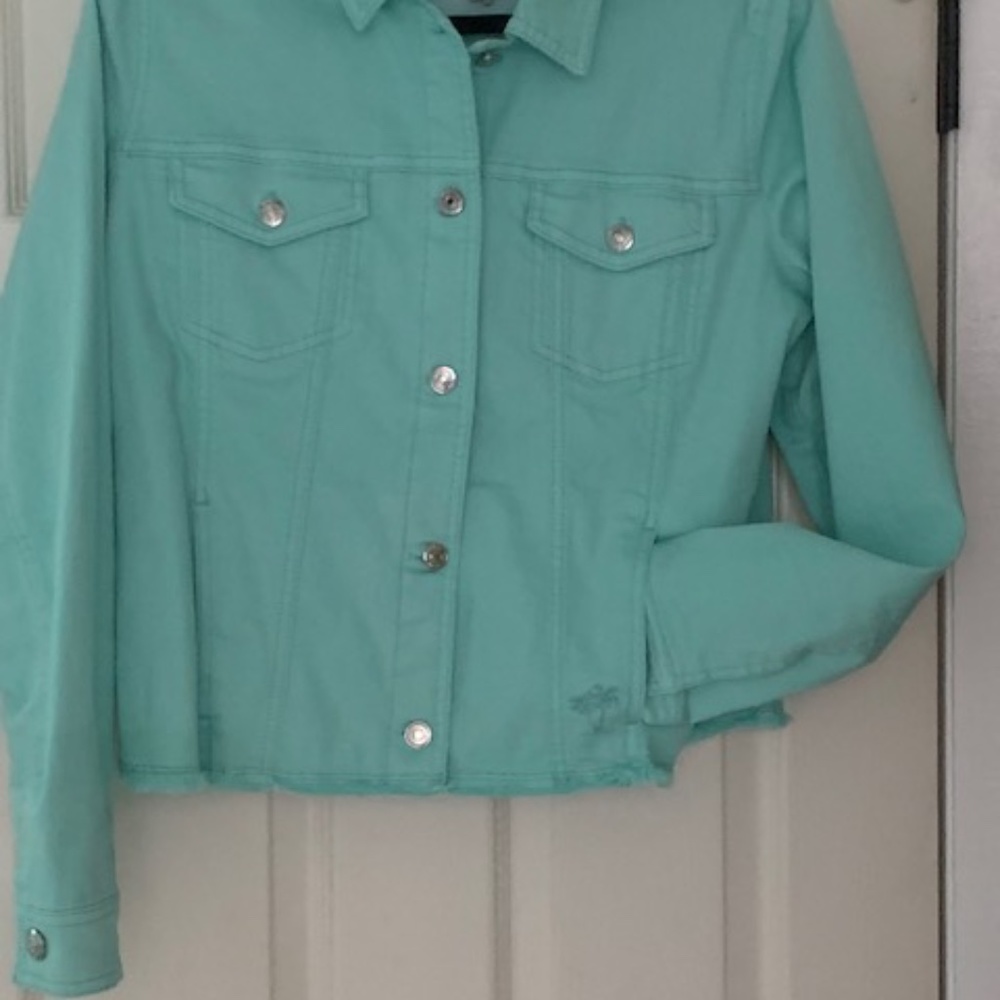 Tommy Bahama Women's Ella Twill Jean Jacket.